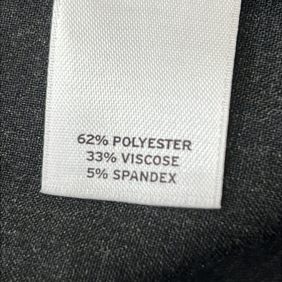 Halogen Taylor Fit Career Pants Sz 12 Dk Gray Polyester/Viscose/Spandex Like New - Picture 9 of 12